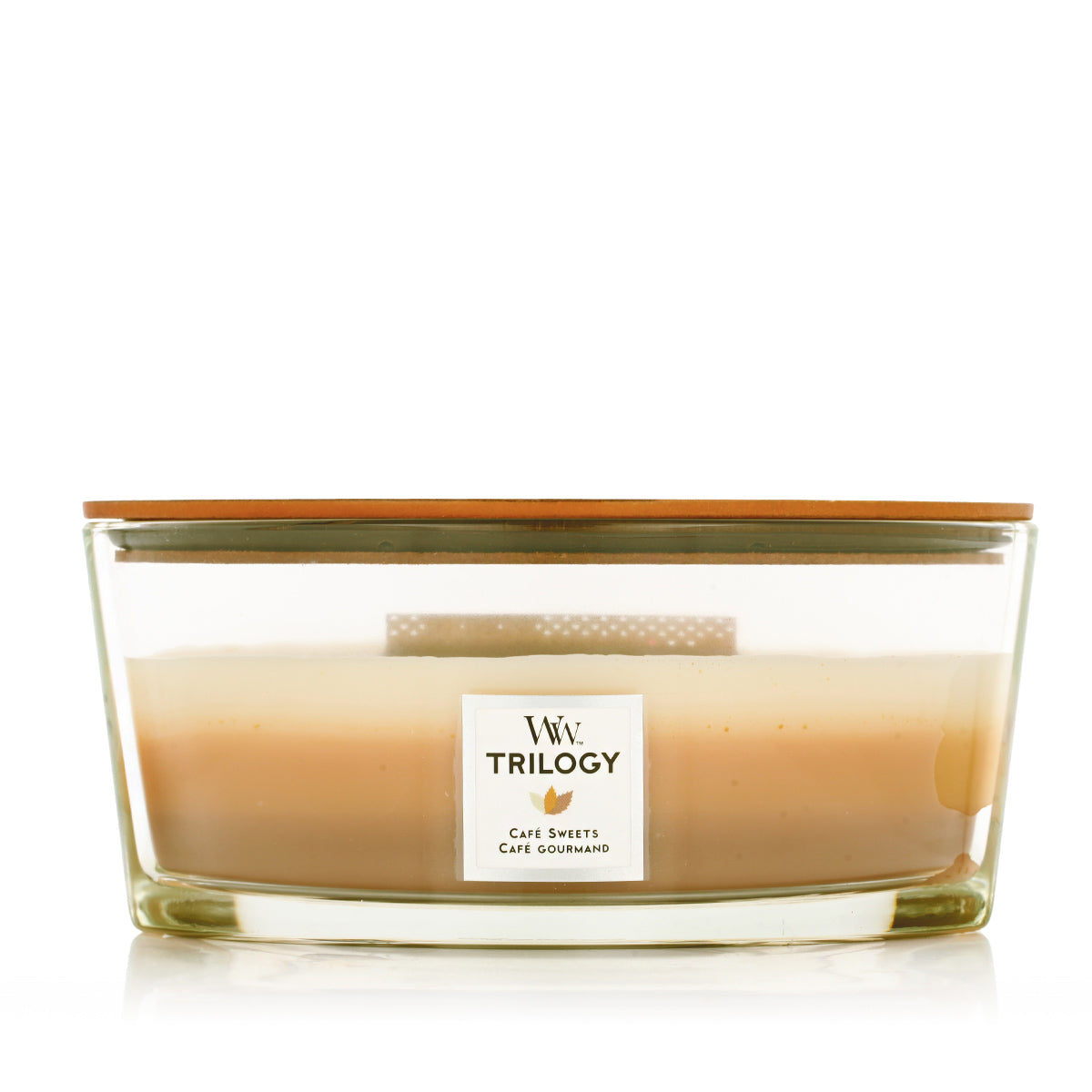 WoodWick Trilogy Scented Candle Café Sweets 453,6 g