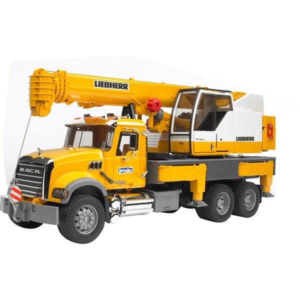 BRUDER MACK Granite Liebherr Κραν-ΛΚW (κίτρινο/γκρι)
