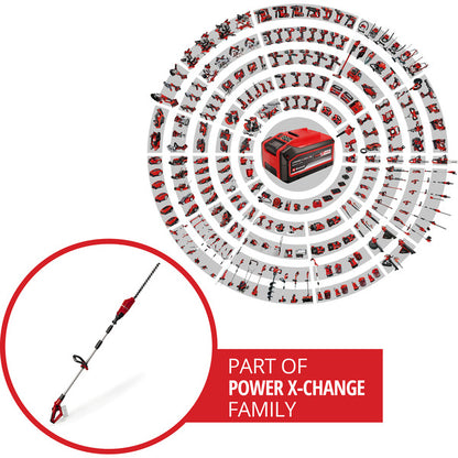 Einhell Power X-Change Akku-Heckenschere GE-HH 18/45 Li T-Solo, 18Volt (rot/schwarz, ohne Akku und Ladegerät)
