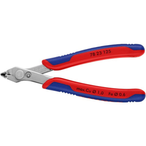 Knipex Electronic Super Knips 78 23 125 (rot/blau, mit Öffnungsfeder)
