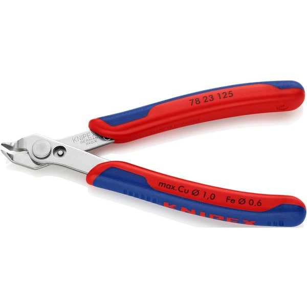 Knipex Electronic Super Knips 78 23 125 (rot/blau, mit Öffnungsfeder)
