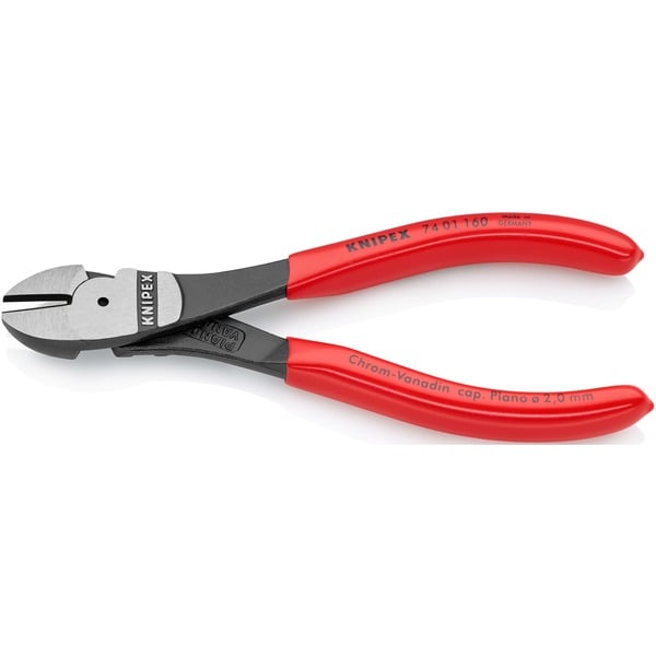 Knipex Kraft-Seitenschneider 74 01 160 (rot)