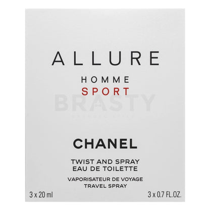 Chanel Allure Homme Sport EDT - Refillable M 3 x 20 ml