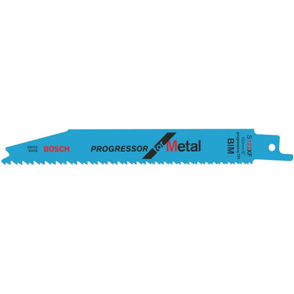 Bosch Powertools Säbelsägeblatt S 123 XF Progressor for Metal, 100 Stück (Länge 150mm)