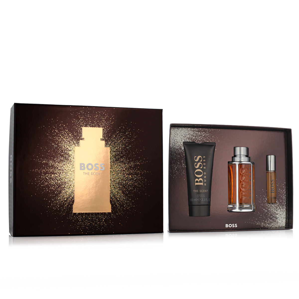 Hugo Boss Boss The Scent For Him EDT 100 ml + EDT MINI 10 ml + SG 100 ml (man)