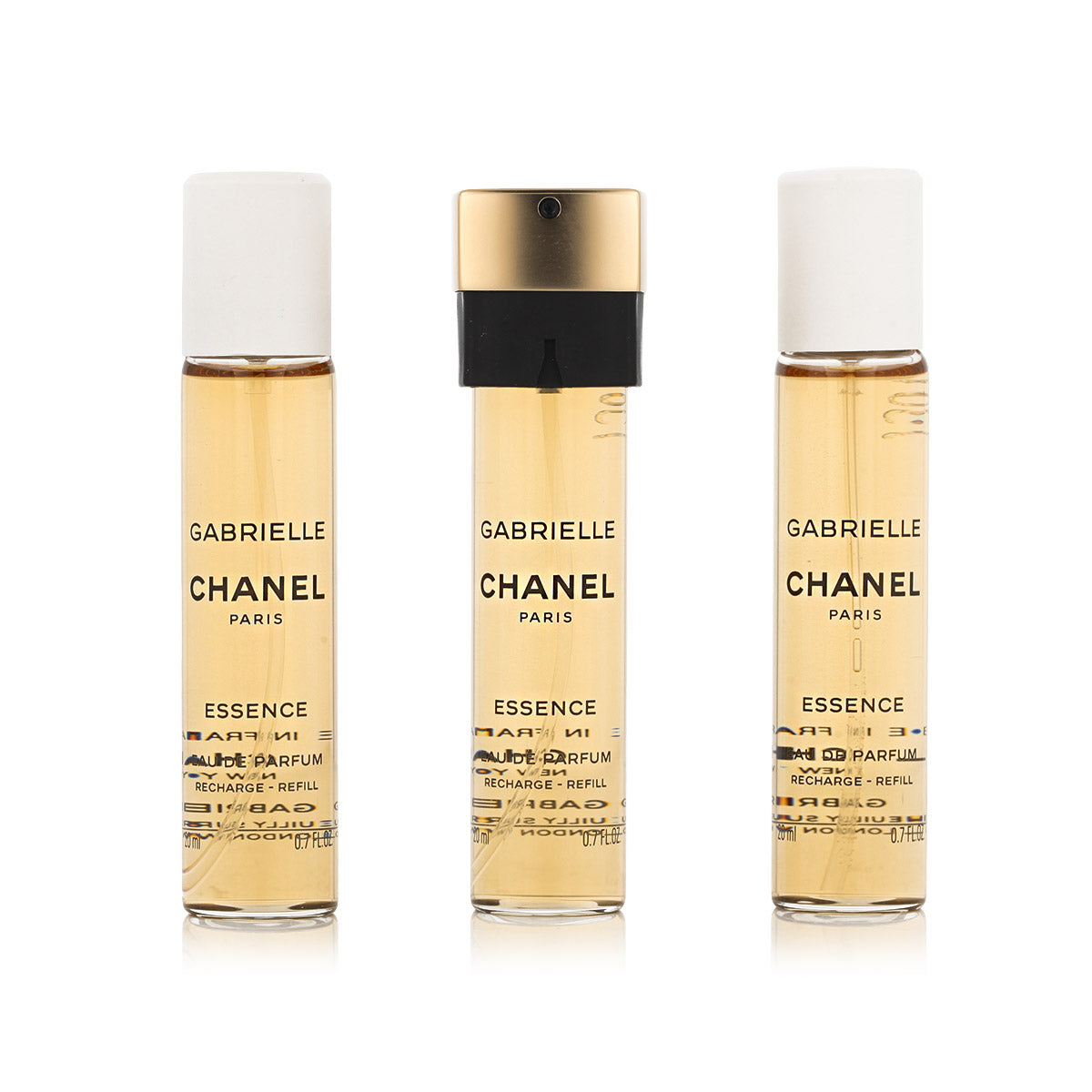 Chanel Gabrielle Essence Eau de Toilette Refill Pocket Spray, 3 x 20 ml Minis