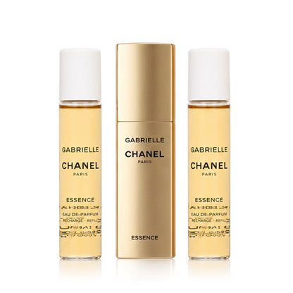 Chanel Gabrielle Essence EDP Refill 3 x 20 ml + Pocket Spray Refillable (woman)