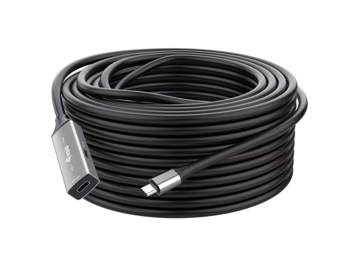 Equip Kabel USB-C3.2->C Gen1 Akt.Erweit.St/Bu  5.00m schwarz