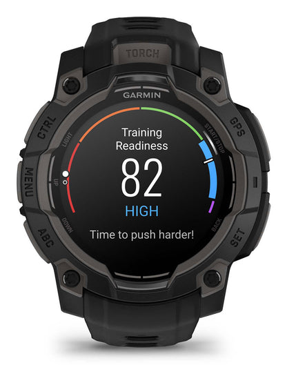 Garmin Instinct 3 AMOLED 1.2" (45 mm) Digital Touchscreen - Black, 390 x 390 px, GPS