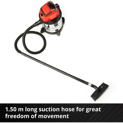 Einhell TC-VC 18/20 Li S-Solo, Nass-/Trockensauger (rot/silber, ohne Akku und Ladegerät)