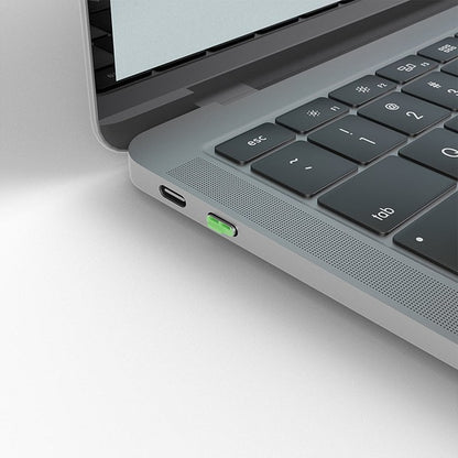 Lindy USB Typ C Port Schloss 10 Stück (grün, Schlüssel separat erhältlich)