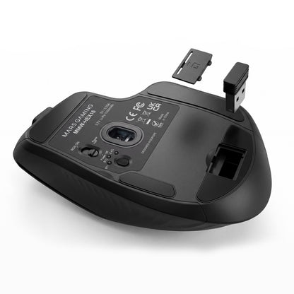 Mars Gaming MMWHEX16 mouse Right-hand Bluetooth Optical 24000 DPI