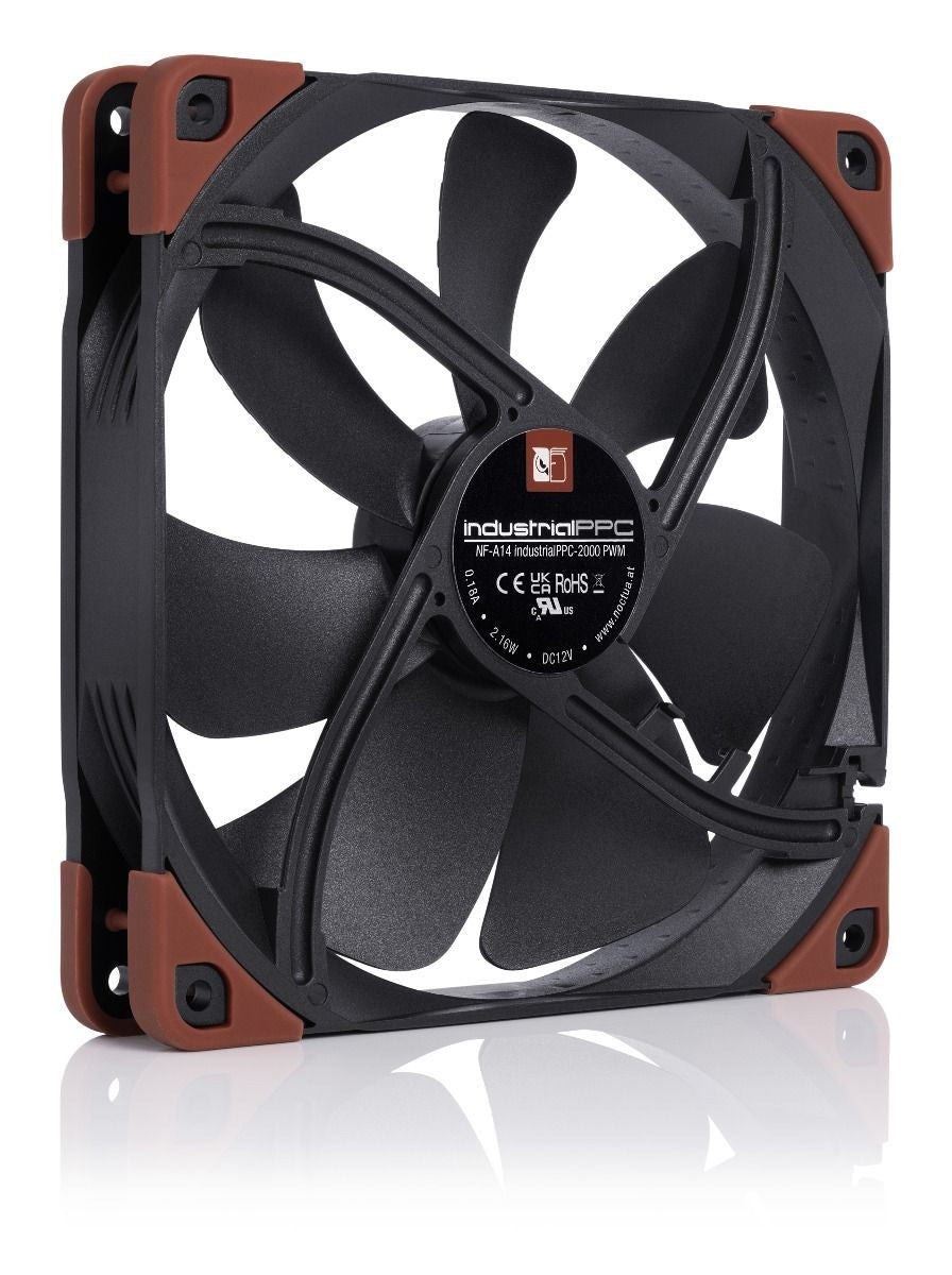 Noctua NF-A14 Industrial PPC-2000 PWM (Μαύρο, PWM, 140 mm)