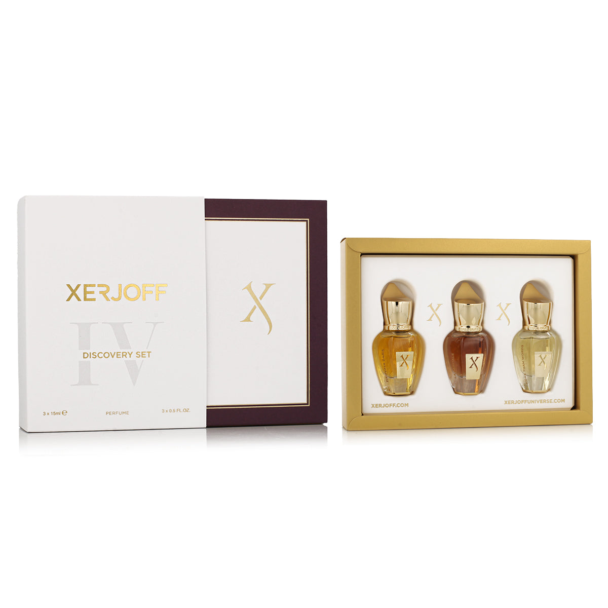 Xerjoff Discovery Set IV Parfum 2 x 15 ml + EDP 15 ml (unisex)