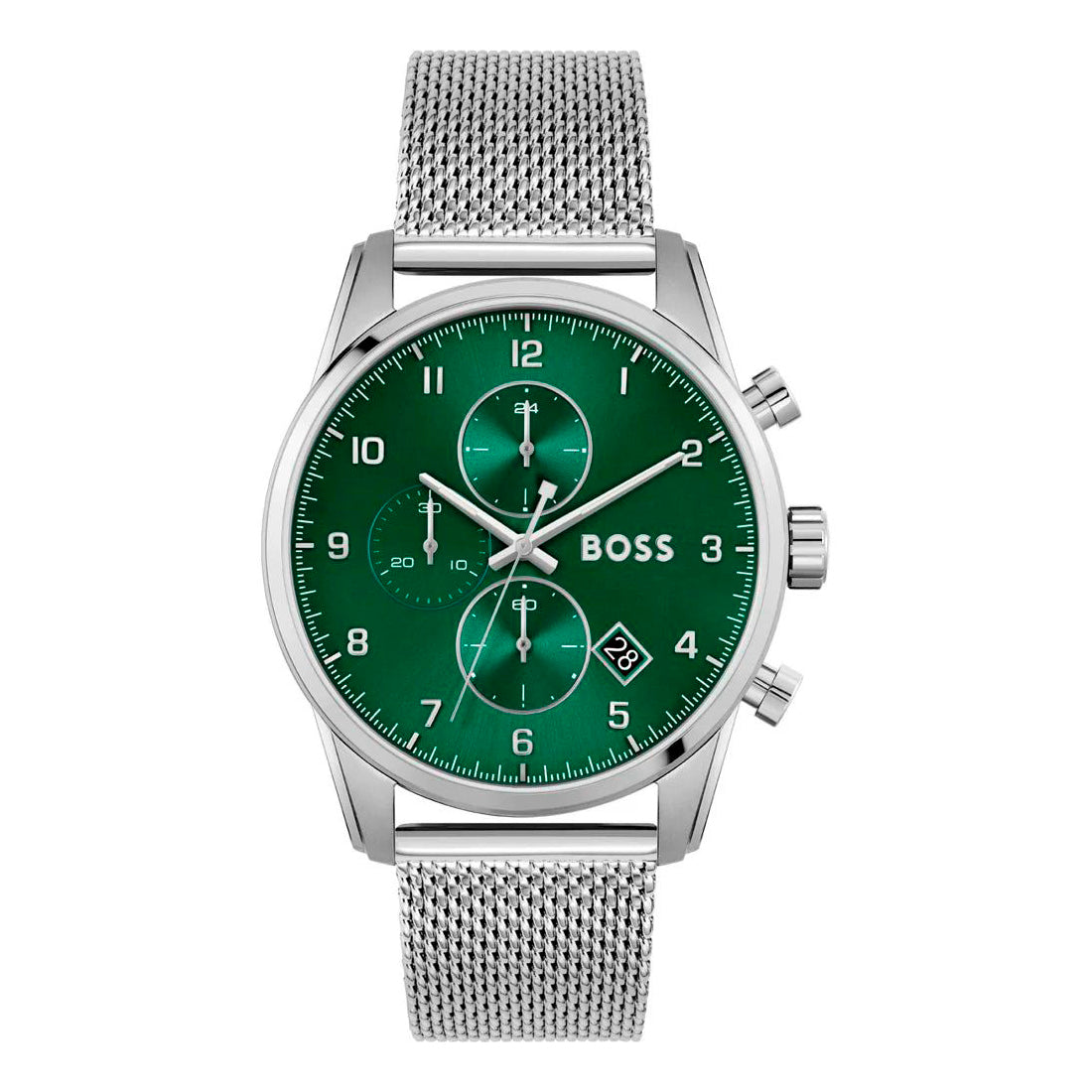 Boss Man 1513938 Silver Watch (44MM)