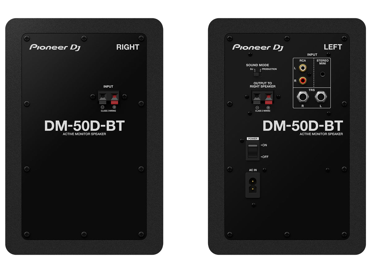 Pioneer DM-50D-BT 2-way Loudspeaker — Black — Wired & Wireless — 50 W