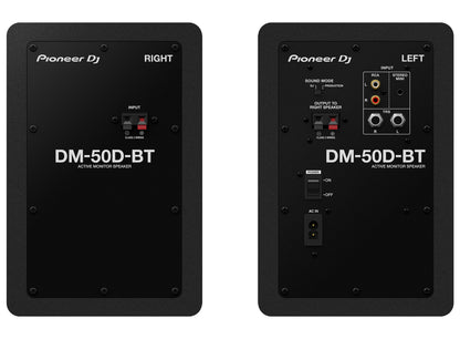 Pioneer DM-50D-BT 2-way Loudspeaker — Black — Wired & Wireless — 50 W