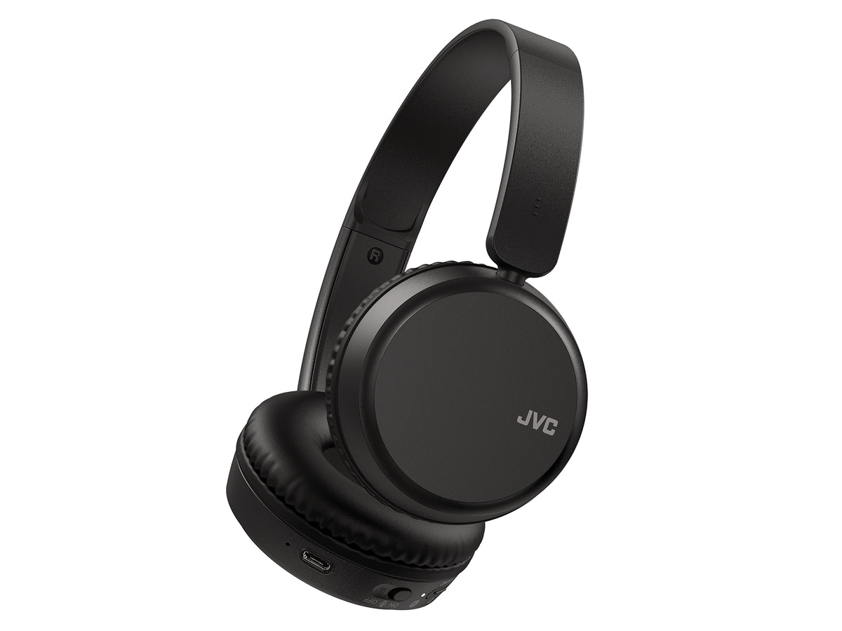JVC HA-S36W Wireless Headband Headphones with Bluetooth for Calls and Music, Black