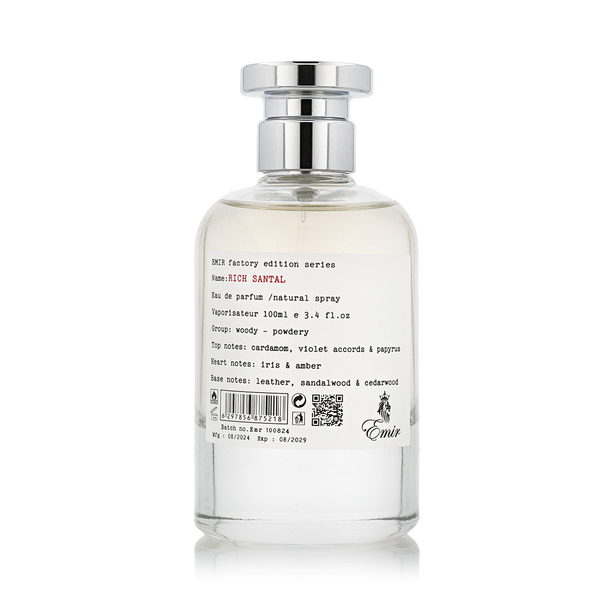 Emir Rich Santal Eau De Parfum 100 ml (Unisex)