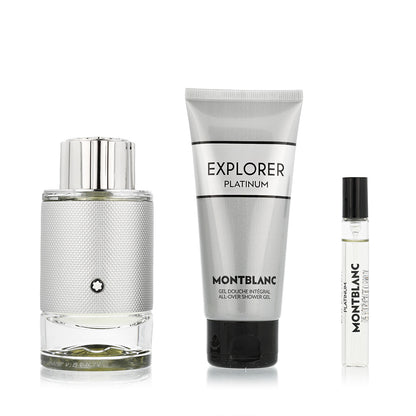 Montblanc Explorer Platinum EDP 100 ml + EDP MINI 7,5 ml + SG for Body & Hair 100 ml (man)