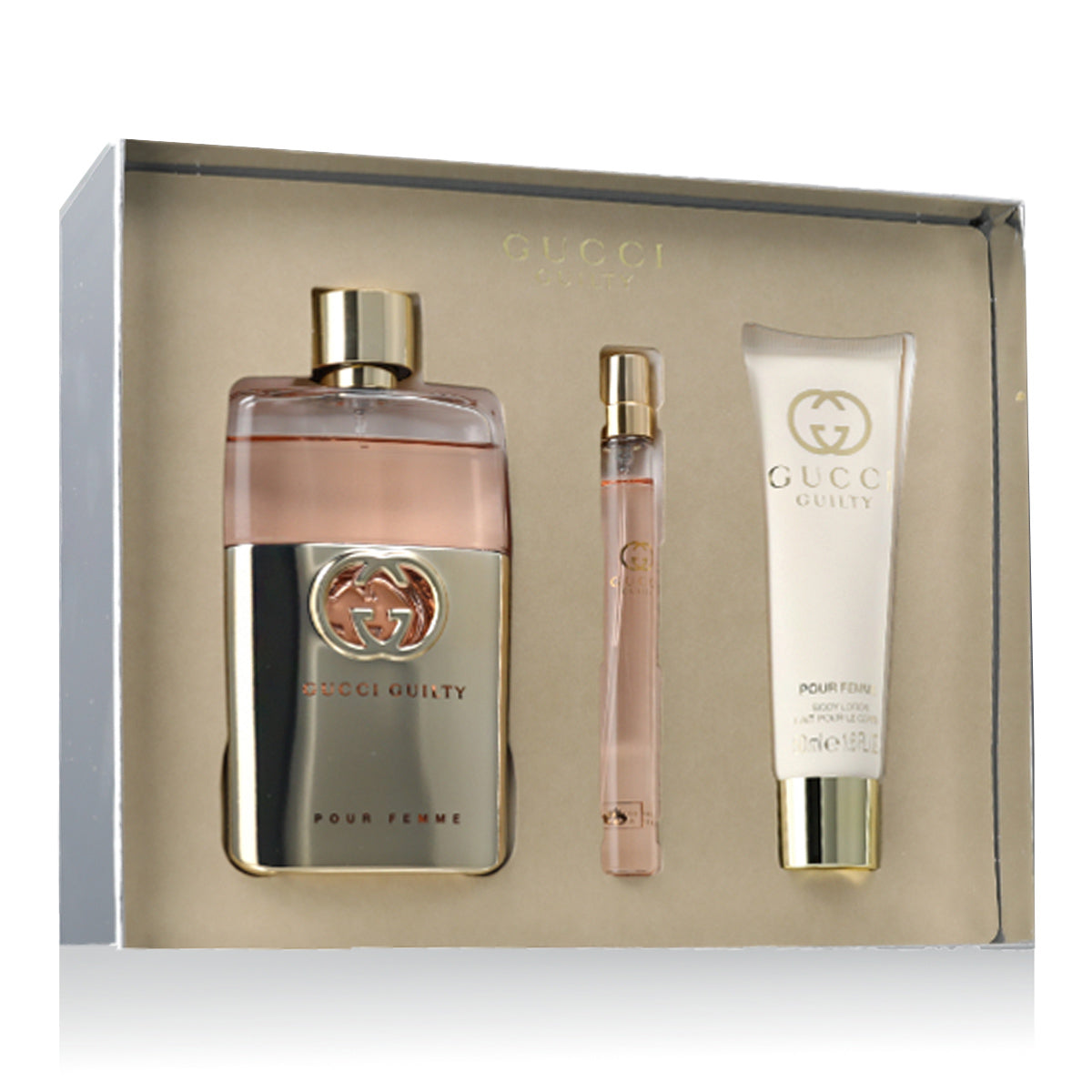 Gucci Guilty Pour Femme EDT 90 ml + EDT MINI 10 ml + BL 50 ml (woman)