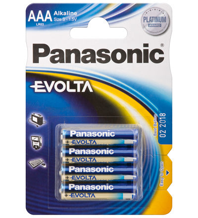 1x4 Panasonic Evolta LR 03 Micro AAA