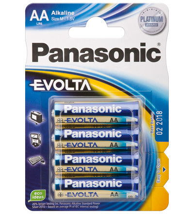 1x4 Panasonic Evolta LR 6 Mignon AA