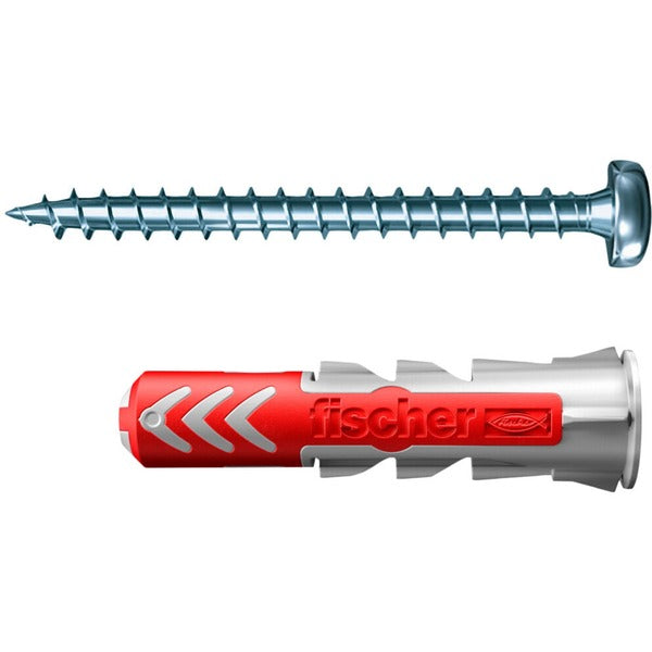 Dübel DUOPOWER 6x30 S PH TX (Γκρι/Κόκκινο, 200 τμχ, με Βίδα)