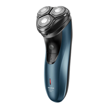 Taurus 3 Side Shave IPX7 Rotation shaver Trimmer Black, Blue
