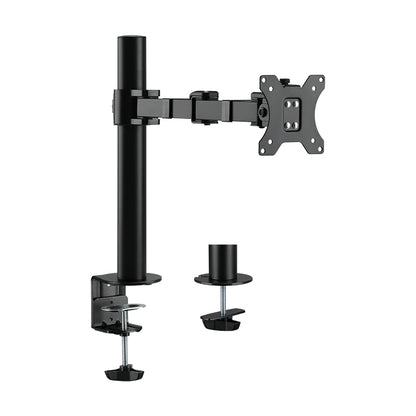 LogiLink TIS 17"–32" Single TFT Monitor Arm, 3-Joint, Black, Max 9 kg, 380 mm Arm