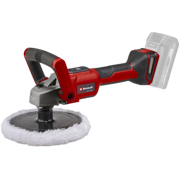 Einhell Power X-Change Cordless Polishing Machine CE-CP 18/180 Li E-Solo, 18 Volt (Red/Black, Battery and Charger Not Included)