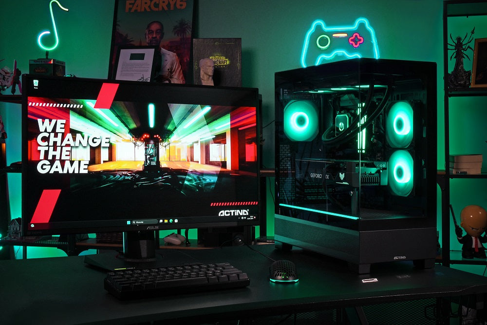 Actina 5901443443575 Η/Υ με Επεξεργαστή Intel Core Ultra 7 270K, 32 GB DDR5-SDRAM, 1 TB SSD, Κάρτα Γραφικών NVIDIA GeForce RTX 5070 Ti, Midi Tower σε Μαύρο Χρώμα