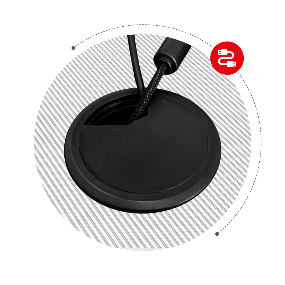Γραφείο Gaming Huzaro Hero 6.3 Λευκό