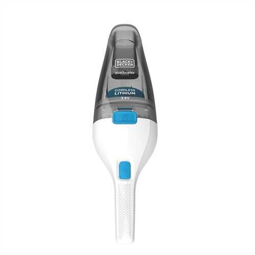 Black & Decker NVC115JL Handheld Vacuum Cleaner, Grey and White, Bagless