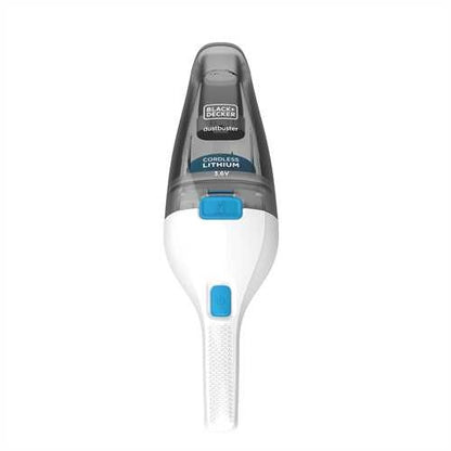 Black & Decker NVC115JL Handheld Vacuum Cleaner, Grey and White, Bagless