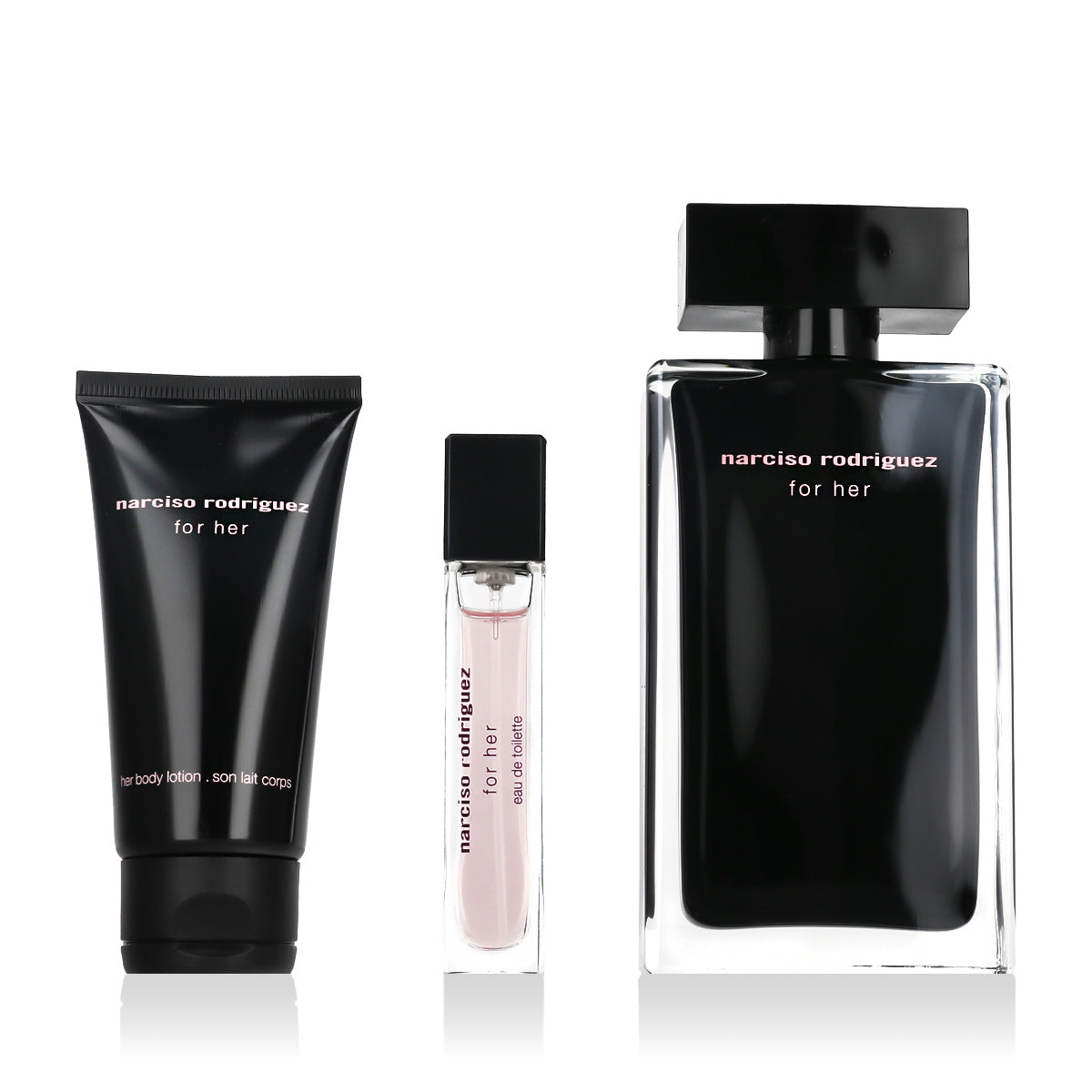 Narciso Rodriguez For Her EDT 100 ml + EDT MINI 10 ml + BL 50 ml (woman)