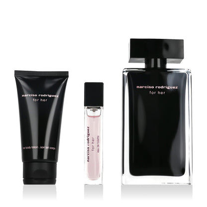 Narciso Rodriguez For Her EDT 100 ml + EDT MINI 10 ml + BL 50 ml (woman)