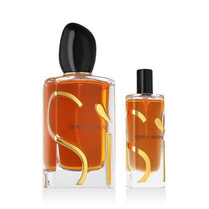 Giorgio Armani Sì Intense 2023 Eau De Parfum Intense Refillable 100 ml + EDP Intense 15 ml (woman)