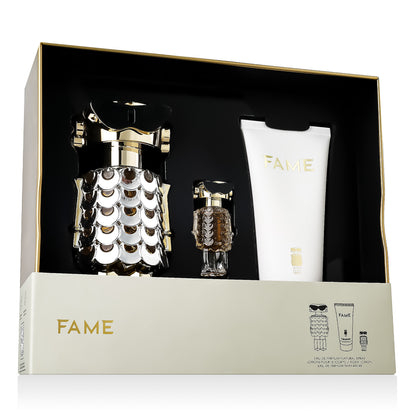 Paco Rabanne Fame Eau de Parfum 80 ml + Mini EDP 4 ml + Body Lotion 100 ml (Women)