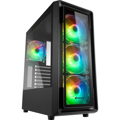 TK4 RGB PC Case (Μαύρο, Γυαλί Ενισχυμένο)