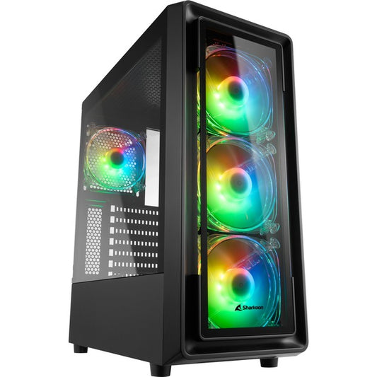 TK4 RGB PC Case (Μαύρο, Γυαλί Ενισχυμένο)