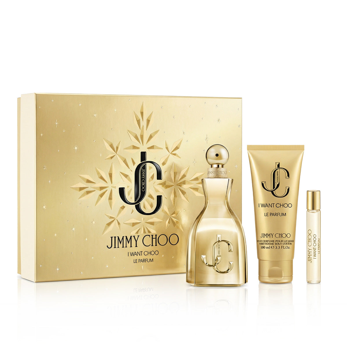 Jimmy Choo I Want Choo Le Parfum 100 ml + Le Parfum MINI 7.5 ml + Body Lotion 100 ml (Woman)