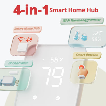 SwitchBot Hub 2 — IR Transmitter & Thermo-Hygrometer