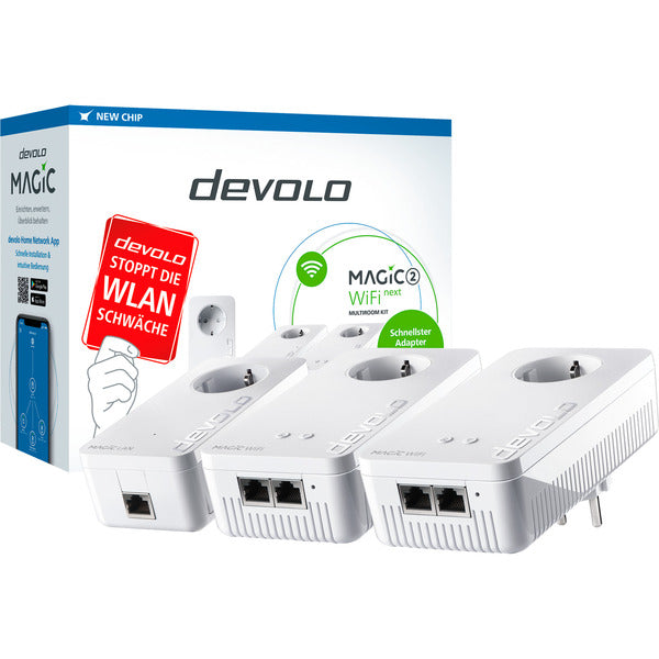 Devolo Magic 2 WiFi next Multiroom Kit (3 Adaper)