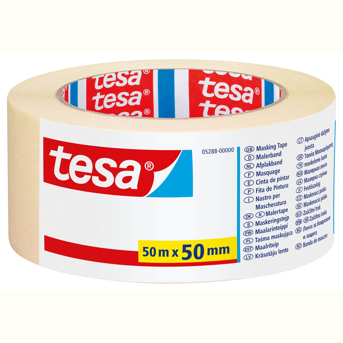 Tesa Masking Tape 50m x 50mm general-purpose beige 05288