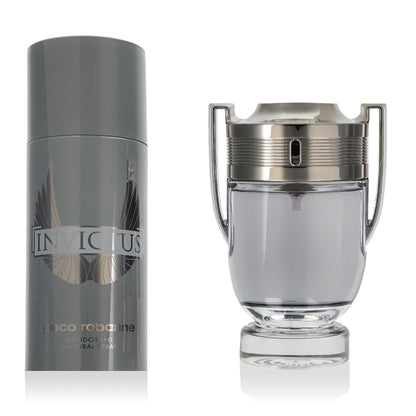 Rabanne Invictus EDT 100 ml and Deo Vapo 150 ml Set for Men