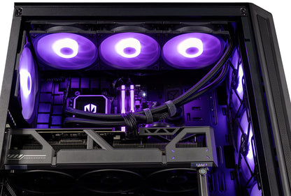 Actina 5901443414643 Επιτραπέζιος Υπολογιστής AMD Ryzen™ 7 7800X3D με 32 GB DDR5-SDRAM, 2 TB SSD και AMD Radeon RX 9070 XT σε Μαύρο Midi Tower