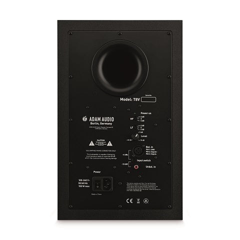 Adam T8V Studio Monitor Speaker in Black