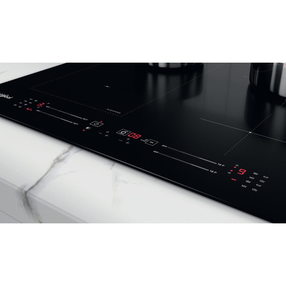 Whirlpool WL S7960 NE Black Built-in 60 cm Zone induction hob 4 zone(s)