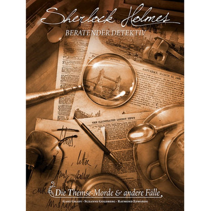 Asmodee Sherlock Holmes Beratender Detektiv: Die Themse-Morde & andere Fälle